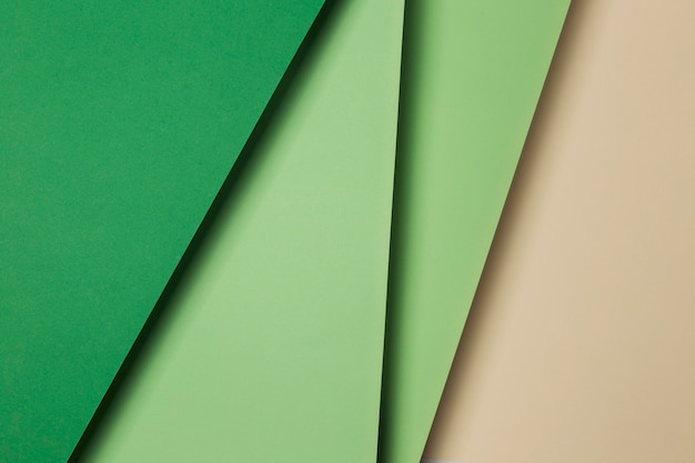 Assortment Of Green Paper Sheets Free Photo