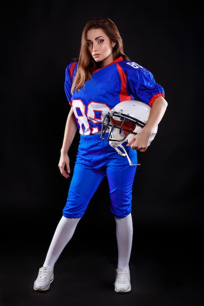 american football girl costume