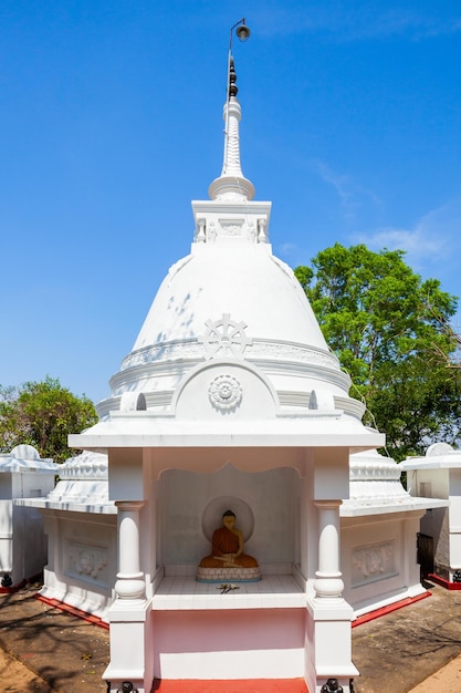 Premium Photo | Athugala viharaya near the samadhi buddha statue on top ...