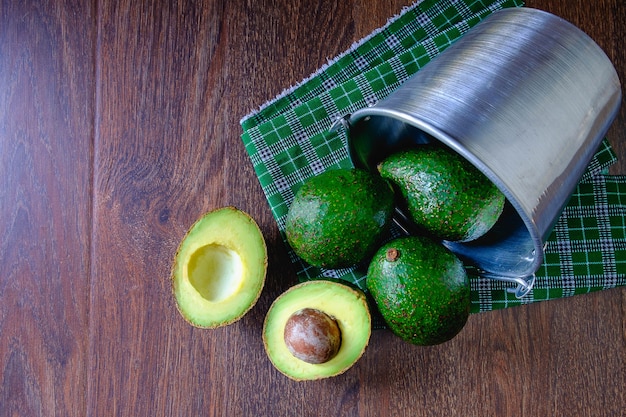 Premium Photo Avocado Fruit Cut In Half