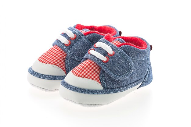 Free Photo | Baby boy shoes isolated