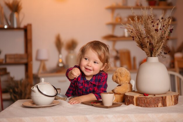 teddy bear kitchen