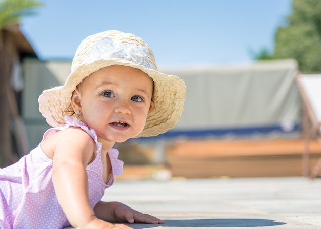 baby pool hat