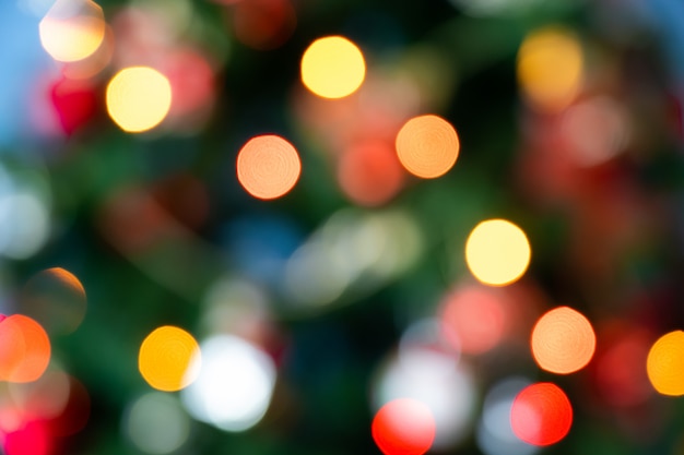 Premium Photo | Background of blurry christmas light