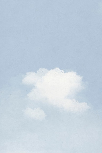 青空イラストの背景雲 無料の写真