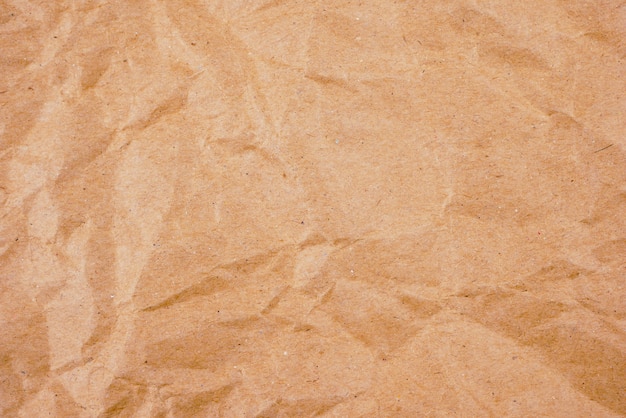 Premium Photo | Background old brown crumpled paper texture