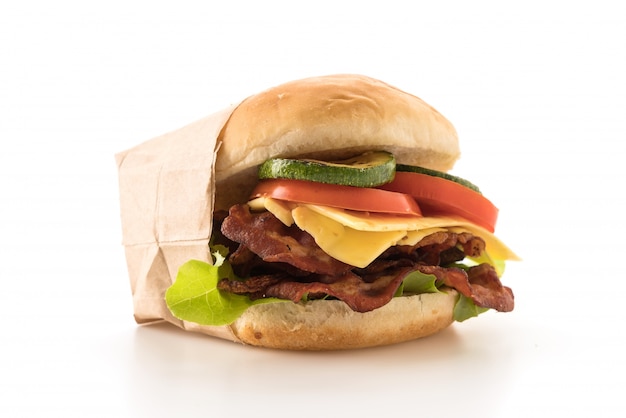 Free Photo | Bacon burger