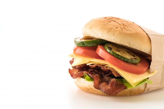 Free Photo | Bacon burger