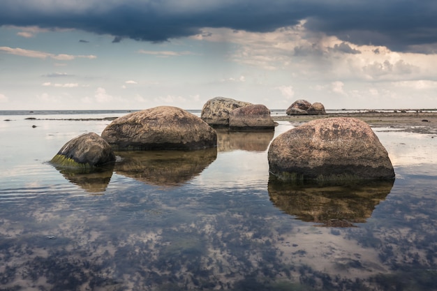 Premium Photo | Baltic sea shore. latvia