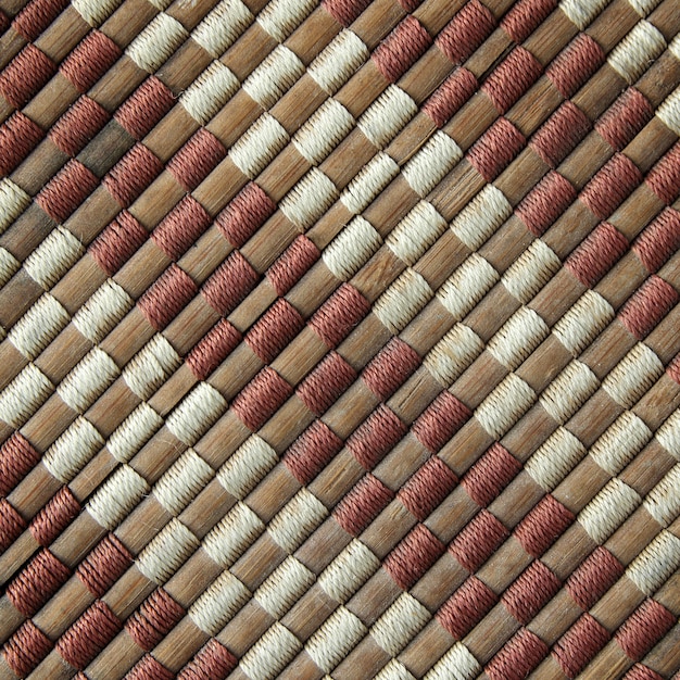  Bamboo  woven mat  texture  or seamless background Premium 