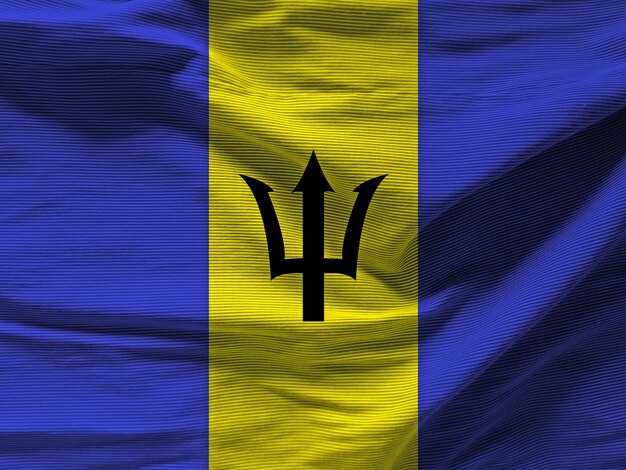 Premium Photo Barbados Flag