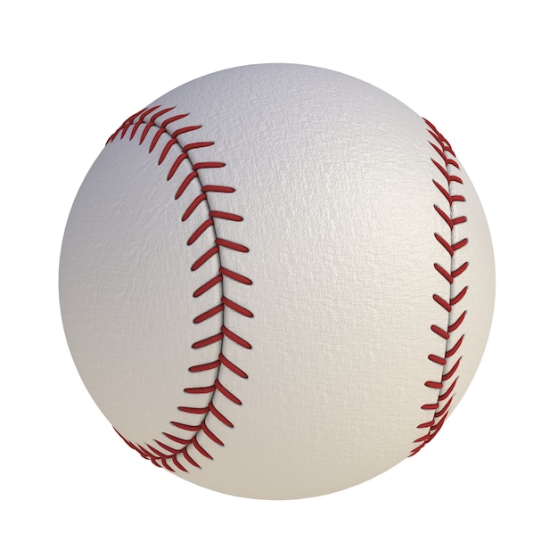 Premium Photo | Baseball isolated on white background, 3d rendering