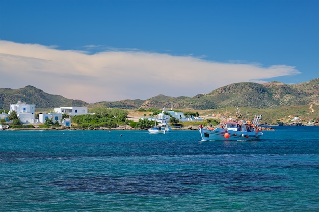 Premium Photo The Beach And Fishing Village Of Pollonia In Milos Greece