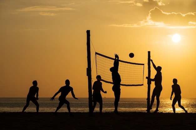 Premium Photo | Beach volleyball