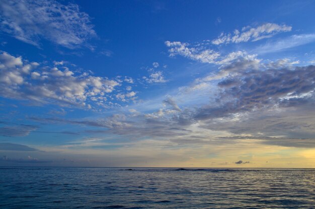 Free Photo | Beach with clouds