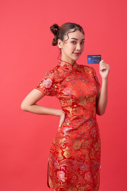 qipao dress red