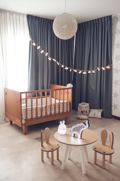 beige baby room