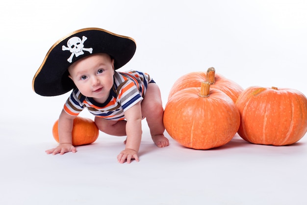 baby pirate hat