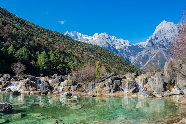 Premium Photo | Beautiful of blue moon valley, landmark and popular ...