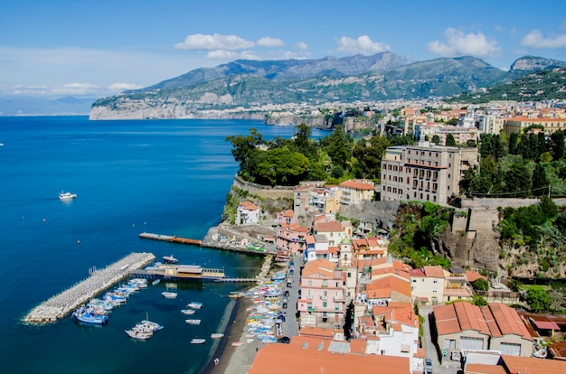 Premium Photo | Beautiful cityscape of sorrento in italy