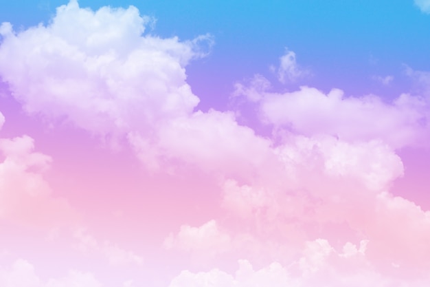 Premium Photo | Beautiful colorful cloud and sky abstract