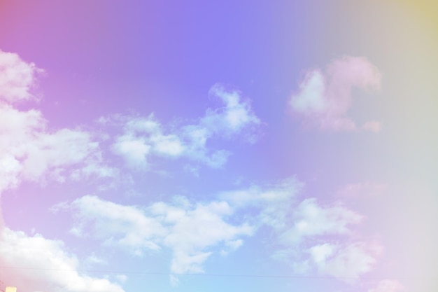 Premium Photo | Beautiful colorful cloud and sky pastel color ...