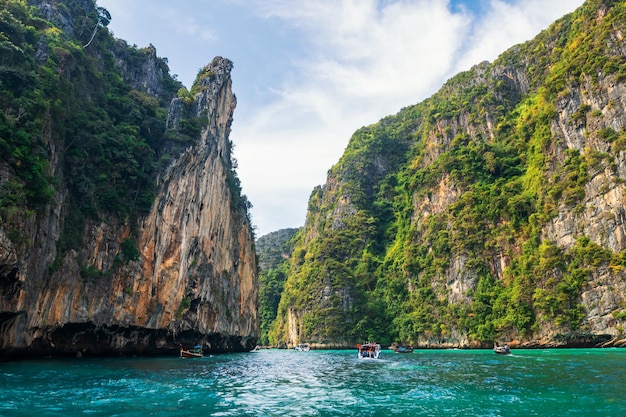 Premium Photo | Beautiful crystal clear water at loh samah bay ofs ...