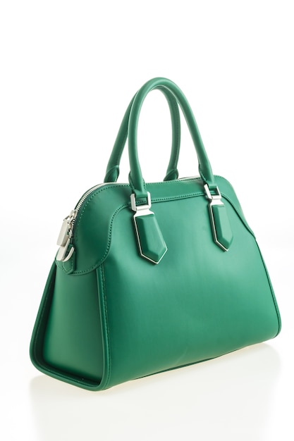 Free Photo | Beautiful elegance and luxury fashion green handbag