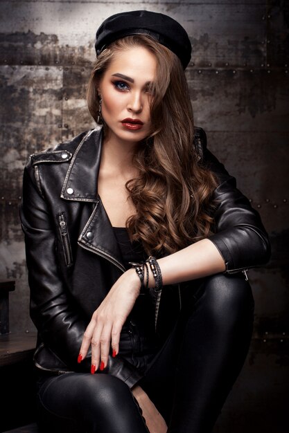 Girl In Leather Jacket Hot Sale, 55% OFF | www.autoescolaurgell.com