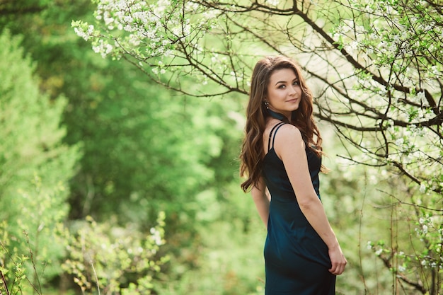 beautiful girl walking