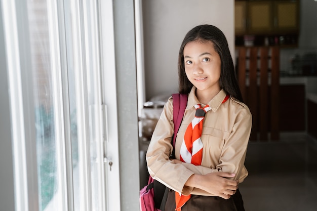 Premium Photo | Beautiful indonesian junior high school student