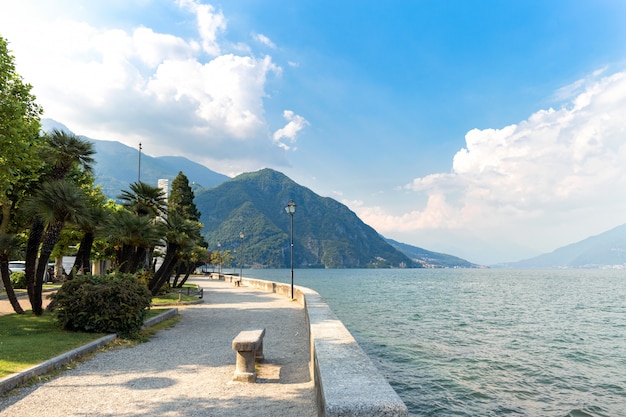 Premium Photo Beautiful Landscape On The Lake Como Italy