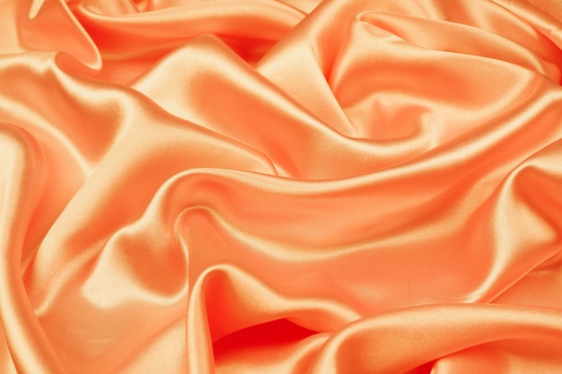 Premium Photo | Beautiful orange silk texture luxurious satin for ...