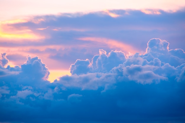 Premium Photo | Beautiful pastel cloud and sky