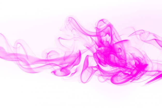 Premium Photo | Beautiful pink smoke abstract on white