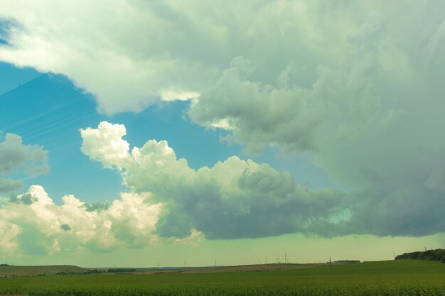 Premium Photo | Beautiful rain clouds