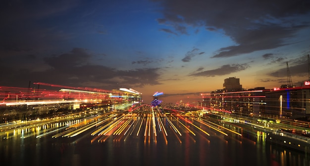 Beautiful Shot Of An Amazing Cityscape During A Sunset