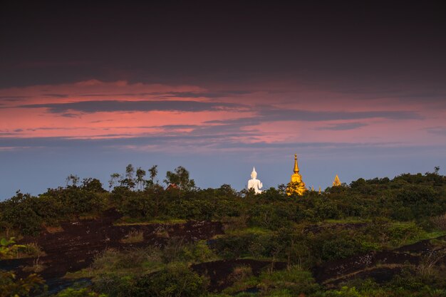 Premium Photo | Beautiful sunrise in the phu lang ka national park ...