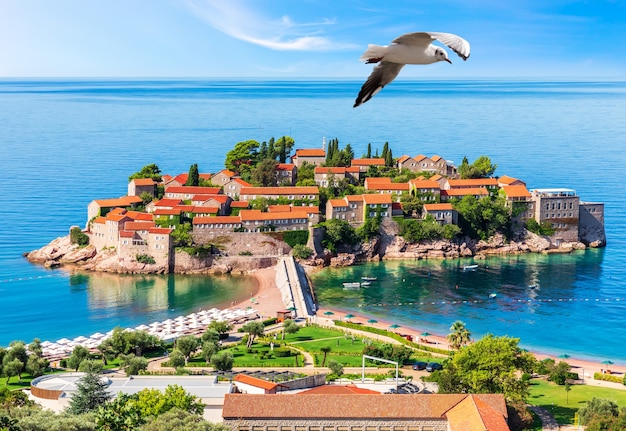 Premium Photo Beautiful Sveti Stefan Island In The Budva Riviera Montenegro