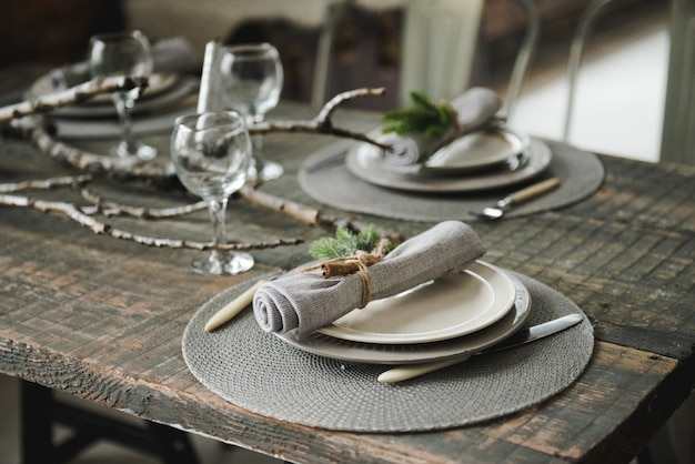 Beautiful Table Setting For Christmas Dinner Decorations For The