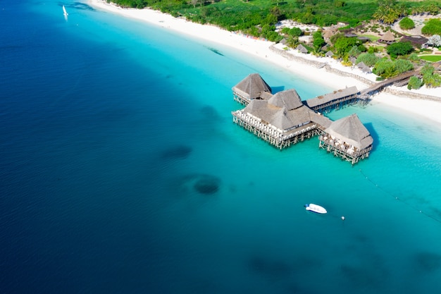 Premium Photo The Beautiful Tropical Island Of Zanzibar Aerial View