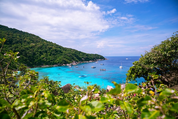 Premium Photo | Beautiful tropical sea similan island no.8 at similan