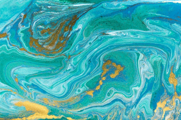 Premium Photo | Beautiful unique turquoise acrylic marble background.