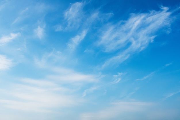 Premium Photo | Beauty blue sky with white clouds background