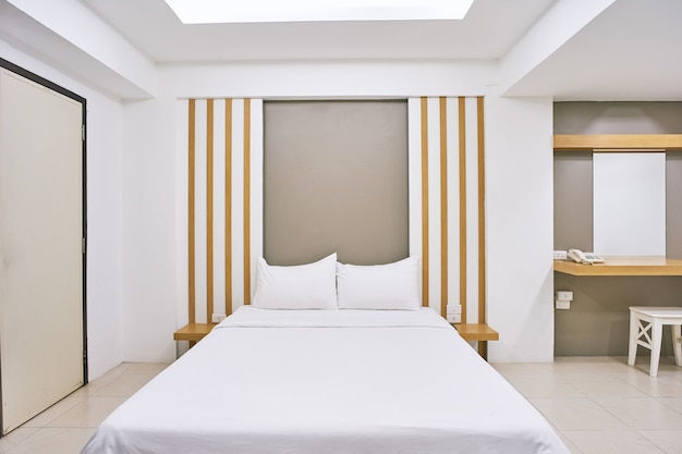Download Premium Photo Bedroom Interior Decoration Mock Up For Hotel Apartment