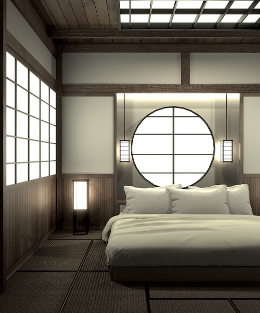 Premium Photo Bedroom Modern Zen Interior Design With Decoration Japanese Style