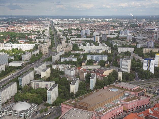 Premium Photo | Berlin aerial view