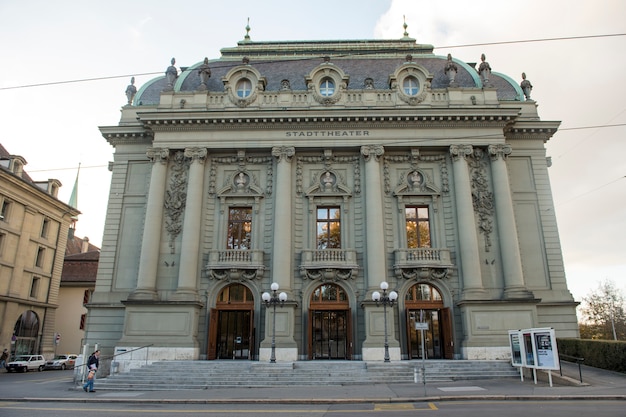 Premium Photo | Bern city theater known in the city as stadttheater