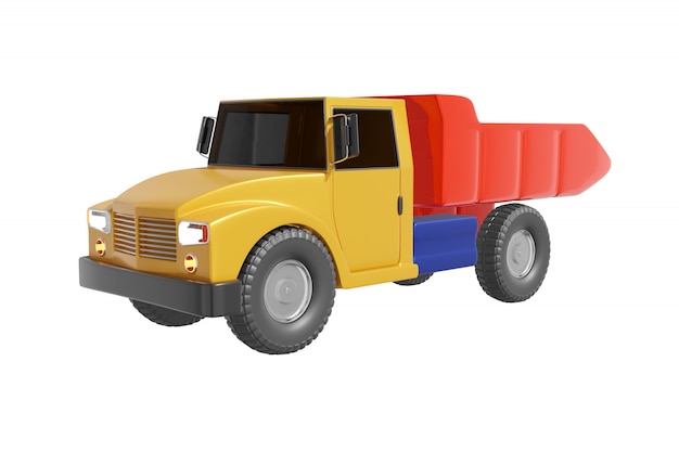 big yellow truck toy