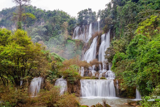 Premium Photo | The biggest and beautiful waterfall in thailand named ...